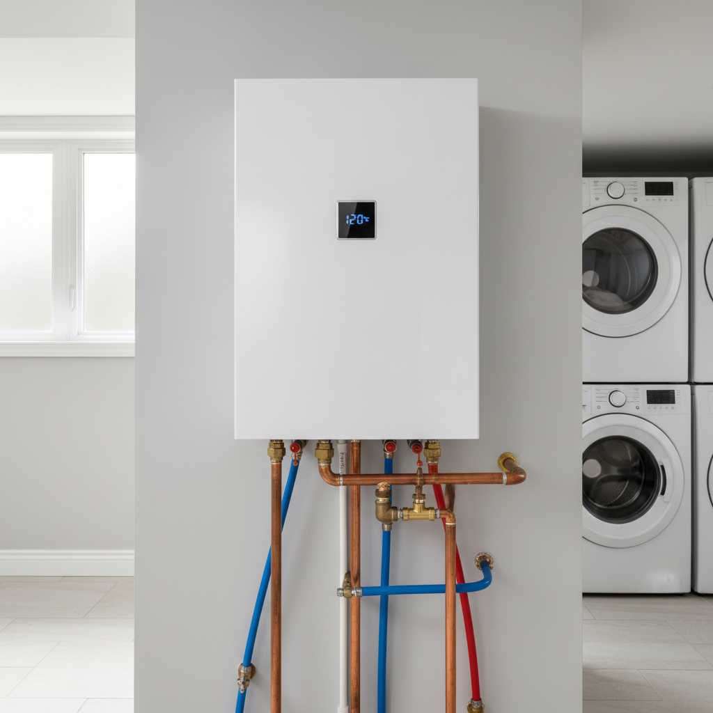 Tankless water heater installation - energy efficient hot water solutions